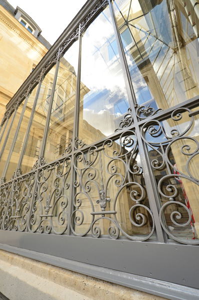 Rénovation de verrière et façade ancienne